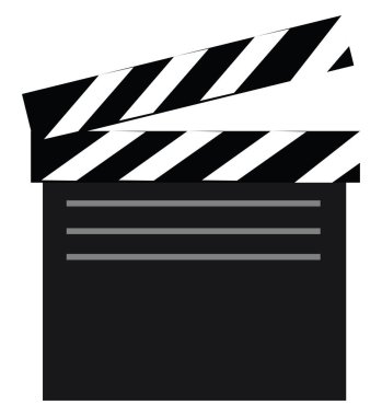 Film, vektör veya renk illüstrasyonu. 