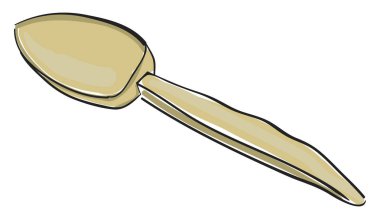 Beyaz arka plan üzerinde izole bir tahta kaşık seti görüntülenen 