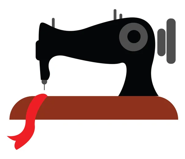 Clipart de la máquina de coser, vector o ilustración en color — Vector de stock