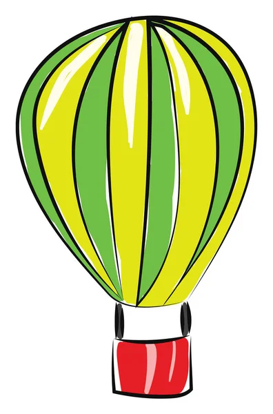 Luftballon, Vektor oder Farbabbildung. — Stockvektor