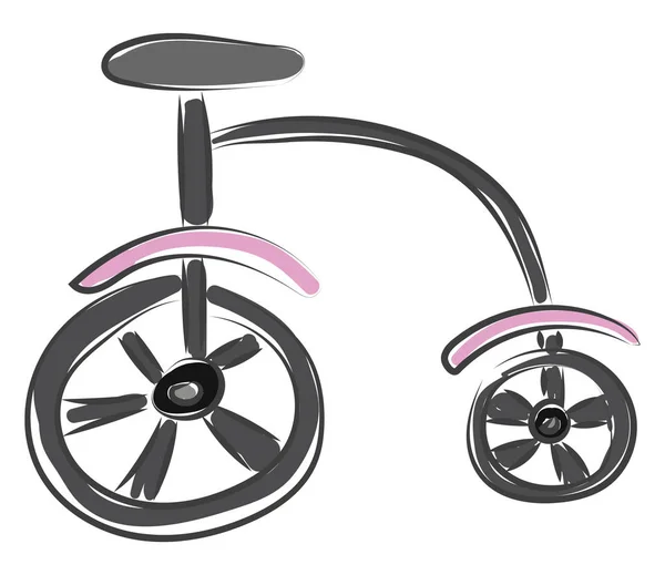 Una bicicleta para niños, vector o ilustración en color . — Vector de stock