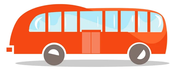 Autobus, vettoriale o illustrazione a colori . — Vettoriale Stock