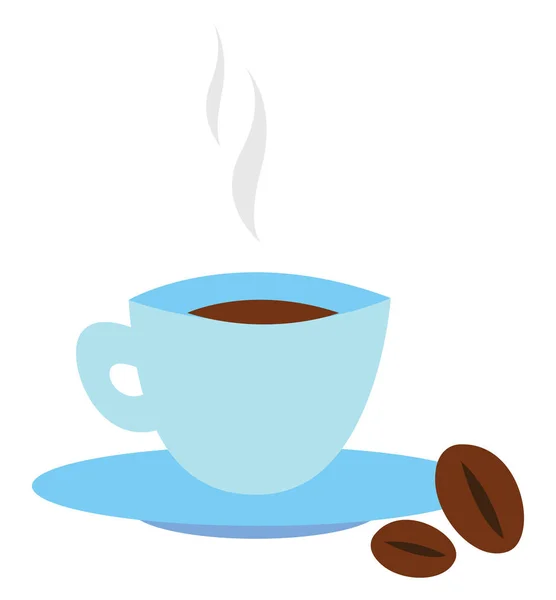 A coffee, vector or color illustration. — Stock Vector