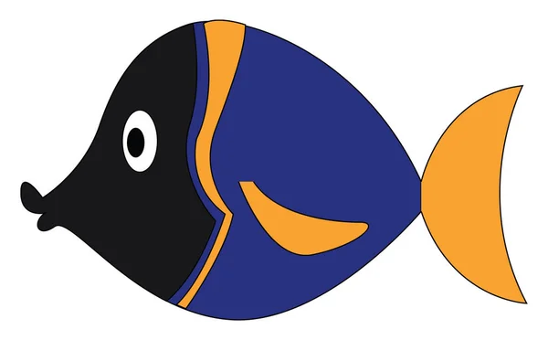 Рыба, вектор или цветная иллюстрация . — стоковый вектор