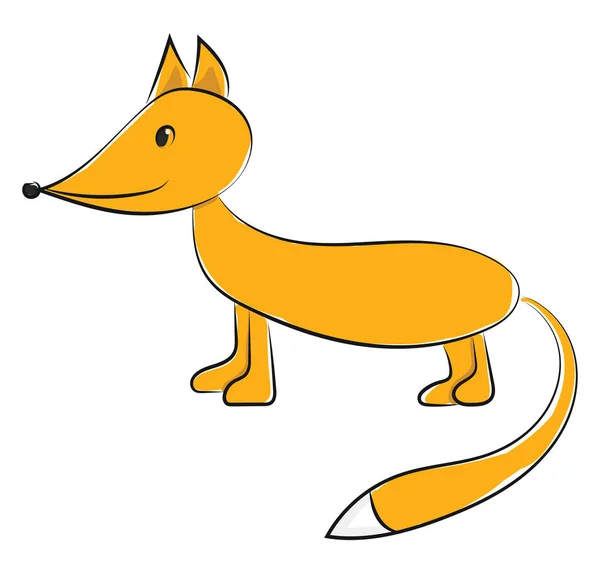 Fox 99, illustration vectorielle ou couleur . — Image vectorielle