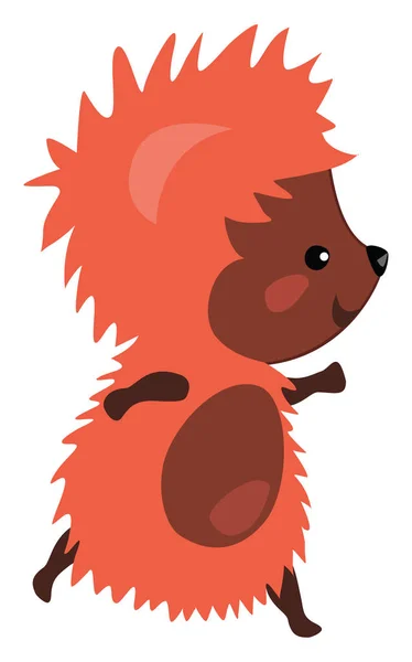 Cute hedgehog, vector or color illustration. — Stock Vector