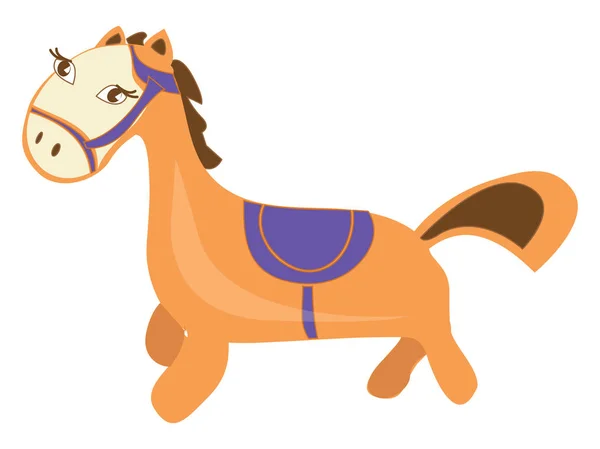 Caballo, vector o ilustración en color . — Vector de stock