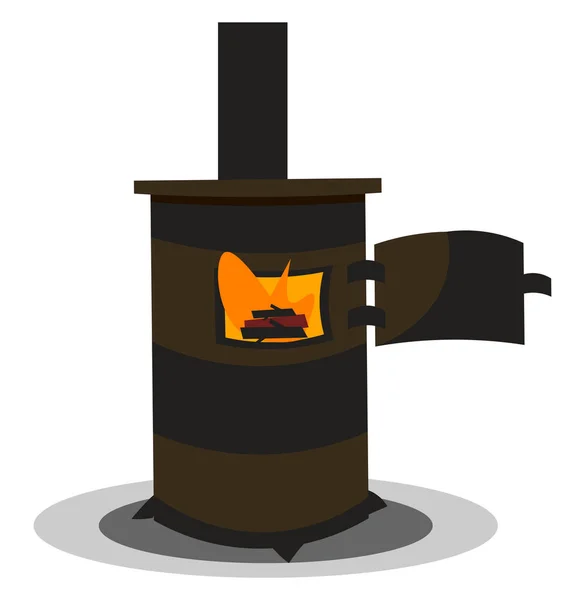 Clipart of the medieval stove / Medieval torch sconce, vector or c — стоковый вектор