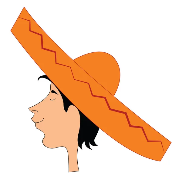 Imagen de sombrero mexicano, vector o ilustración en color . — Archivo Imágenes Vectoriales