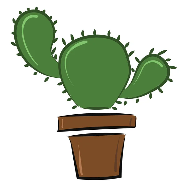 Gambar ikon kaktus, vektor, atau ilustrasi warna . - Stok Vektor