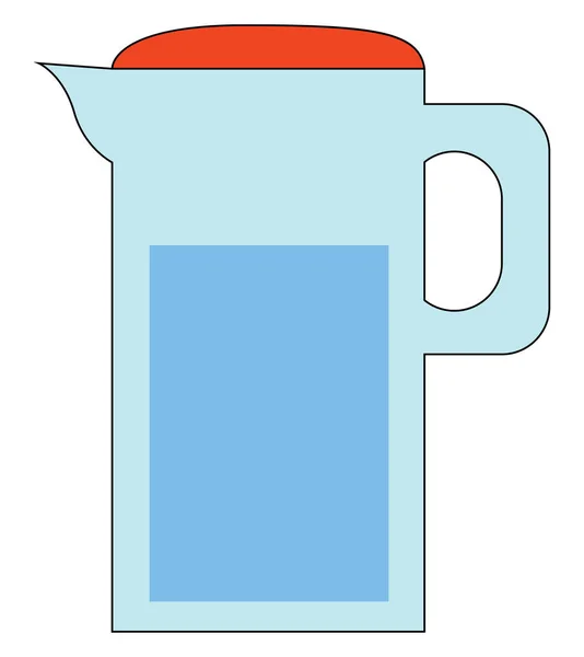 Imagen de jarra de agua - jarra de agua, vector o ilustración de color — Archivo Imágenes Vectoriales