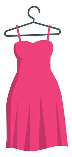 Image of dress, vector or color illustration. — Stock Vector