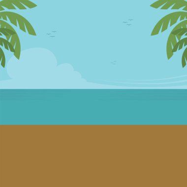 Yaz, vektör veya renk illüstrasyonu.