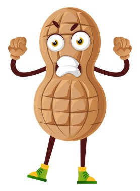 Yeşil ayakkabı, illüstrasyon, beyaz backgroun vektör ile Fıstık