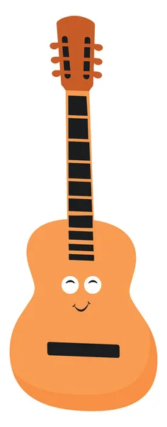 Gitarr, vektor eller färg illustration. — Stock vektor