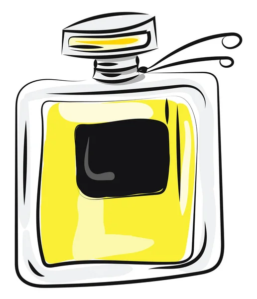 Perfume for men, vector or color illustration. — Stock Vector