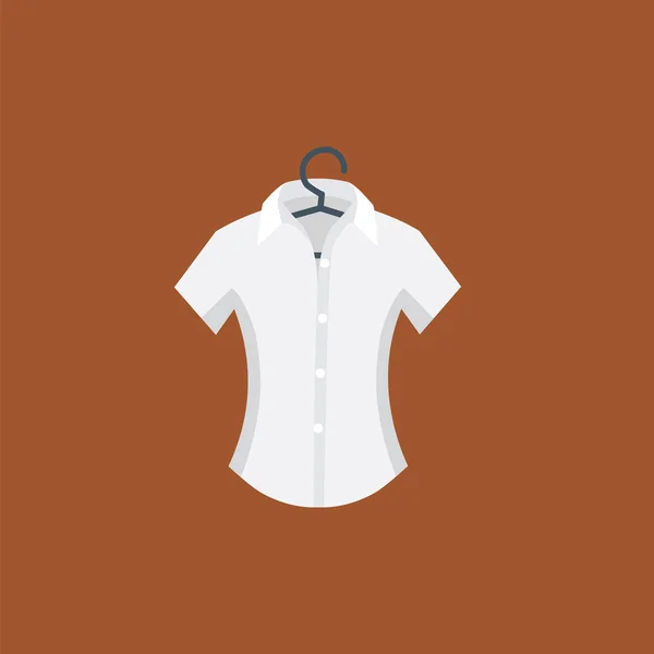 옷걸이, 벡터 또는 컬러 일러스트의 셔츠. — 스톡 벡터