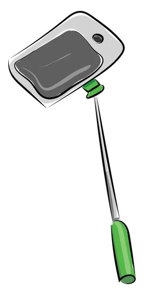 Selfie stick, vector o ilustración en color . — Vector de stock