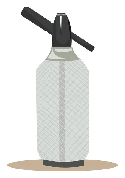 Soda syphon, vector o ilustración a color . — Vector de stock