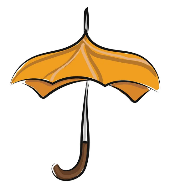 Открытые зонтики, векторные или цветные иллюстрации . — стоковый вектор