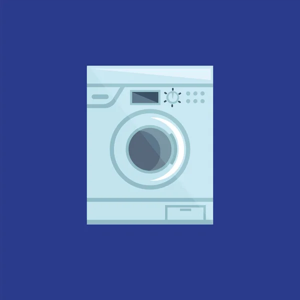 Machine à laver, illustration vectorielle ou couleur . — Image vectorielle
