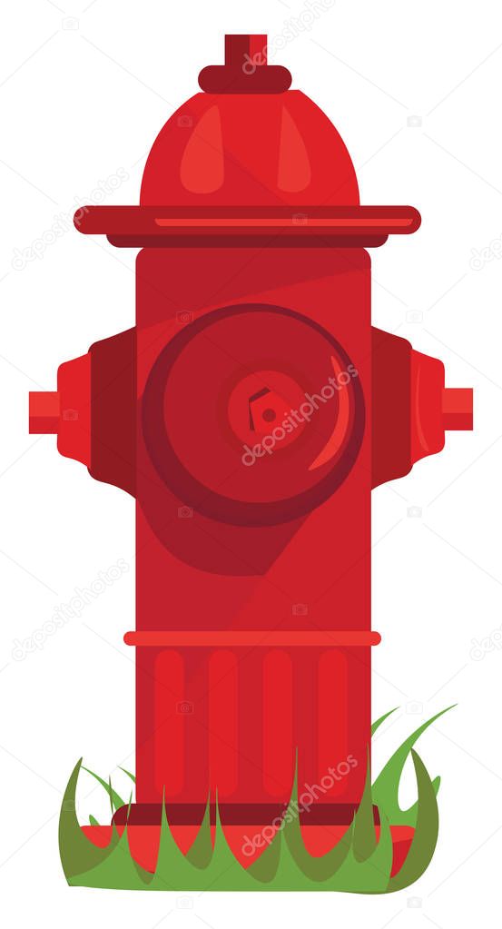 Fire hydrant, vector or color illustration.