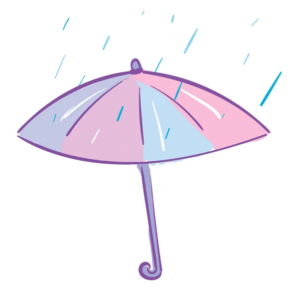 Şemsiye, vektör veya renk çizimi. — Stok Vektör