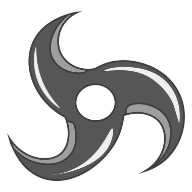 Keskin bir şurile, vektör veya renk illüstrasyonu.