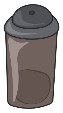 Karabiber, vektör veya renk illüstrasyon.