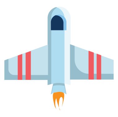 Bir uzay mekiği, vektör veya renk illüstrasyon.