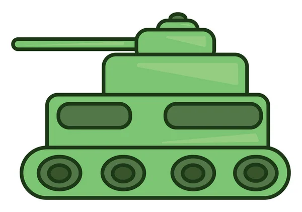 준비 된 탱크, 벡터 또는 색상 그림. — 스톡 벡터