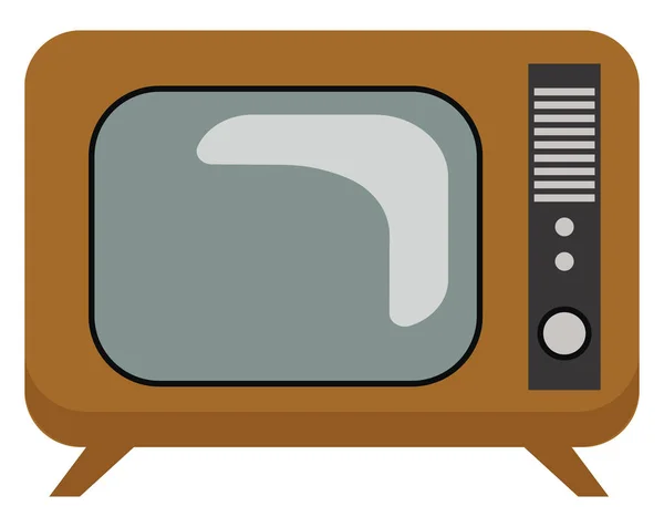 Ilustrace retro TV, Vector nebo Color. — Stockový vektor