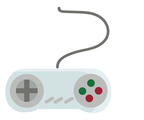 Un joystick azul, vector o ilustración en color . — Vector de stock