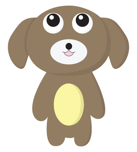 Un lindo cachorro, vector o ilustración de color . — Vector de stock