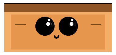 Gözlerde komponent, illüstrasyon, beyaz arka plan üzerinde vektör