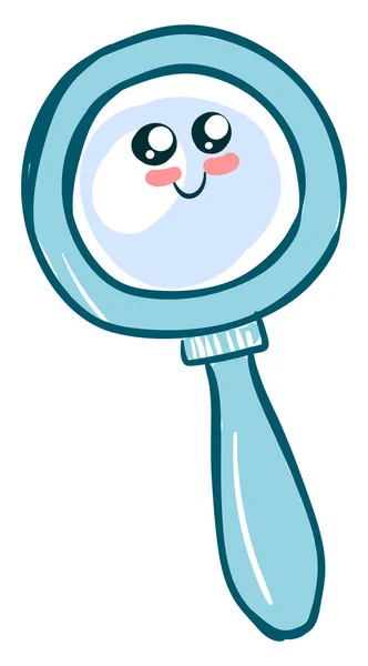 Adorable loupe, illustration, vecteur sur fond blanc — Image vectorielle