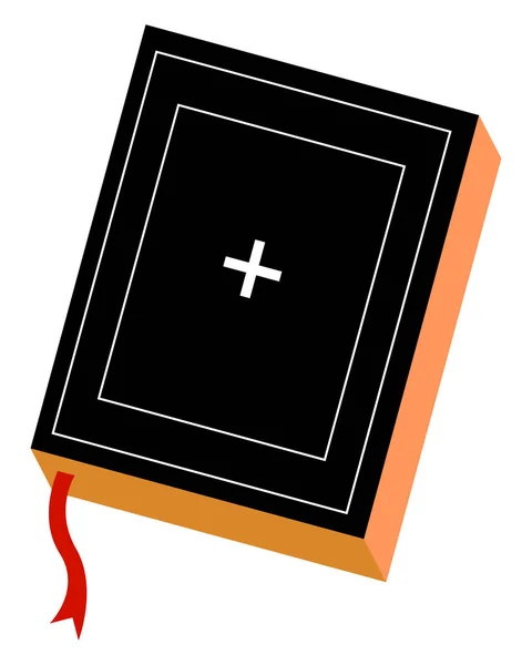 Holy bible, illustration, vector on white background. — Stock Vector