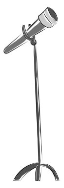 Yıldızlar için dürbün, illüstrasyon, beyaz arka plan üzerinde vektör.