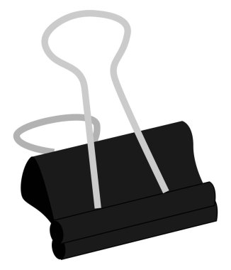 Ofis giysi pini, illüstrasyon, beyaz arka plan vektör.