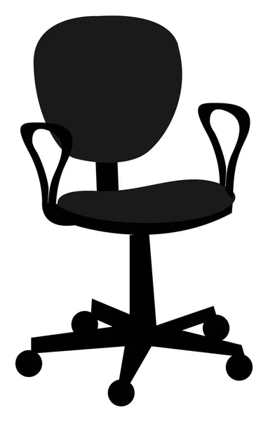 Počítačová židle, ilustrace, vektor na bílém pozadí. — Stockový vektor