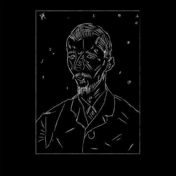 Рисунок Ван Гога, иллюстрация, вектор на белом фоне
.