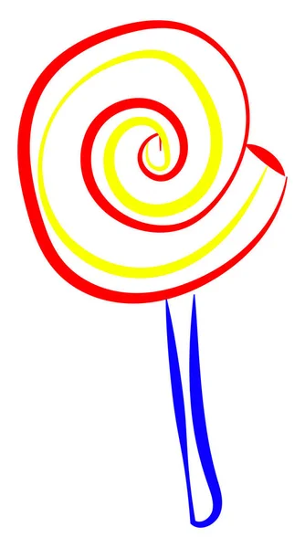 Lollipop desenho, ilustração, vetor sobre fundo branco . —  Vetores de Stock