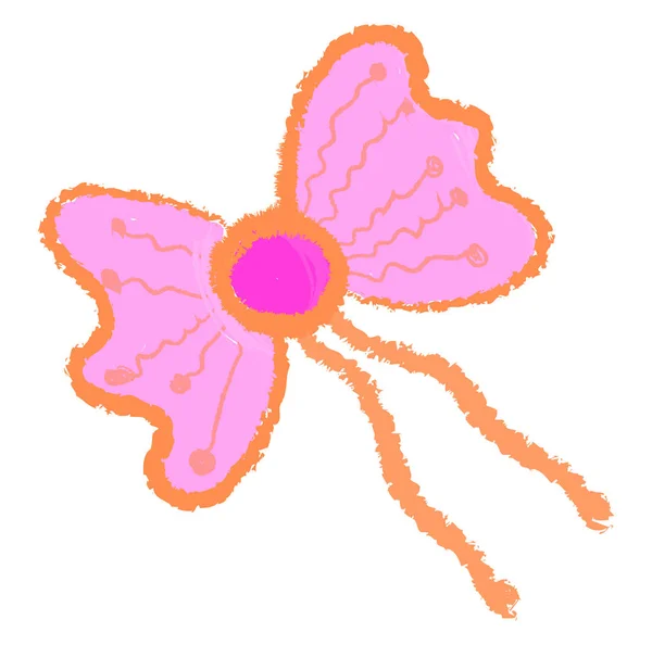 Arco rosa, ilustración, vector sobre fondo blanco. — Vector de stock