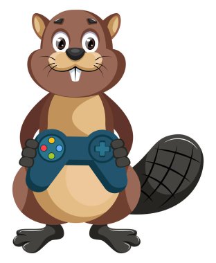Gamepad, illüstrasyon, beyaz arka plan üzerinde vektör ile Kunduz.