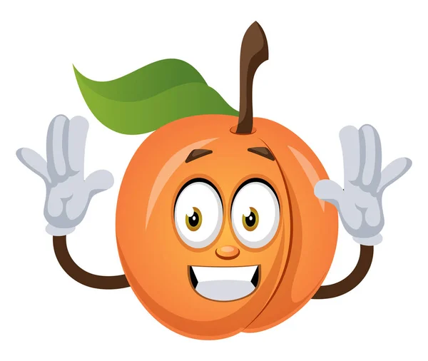Orange Eyes Illustration Vector White Background Stock Vector by