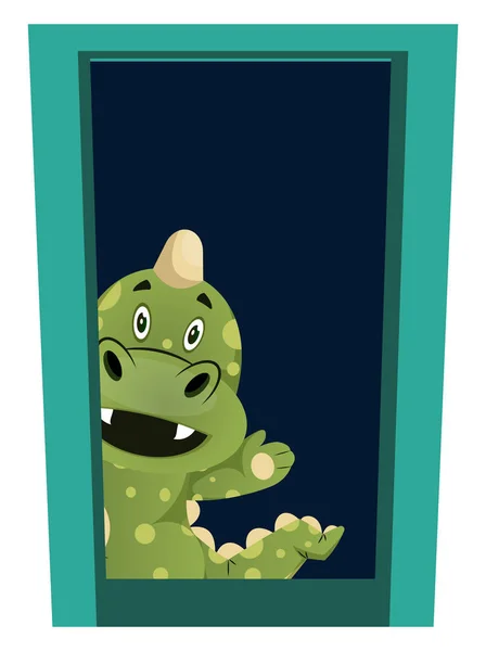 conjunto de personagem de desenho animado de dinossauro verde 2178260 Vetor  no Vecteezy