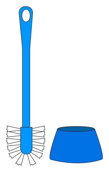 토일 렛 브러시, 삽화, 배경 벡터. — 스톡 벡터