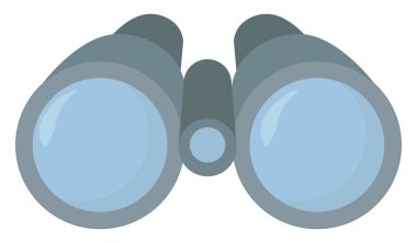 Dürbün, illüstrasyon, beyaz arka plan üzerinde vektör.