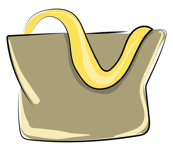 Bolso de mujer, ilustración, vector sobre fondo blanco . — Archivo Imágenes Vectoriales