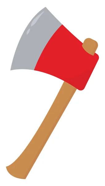 Sharp axe, illustration, vector on white background. — Stock Vector